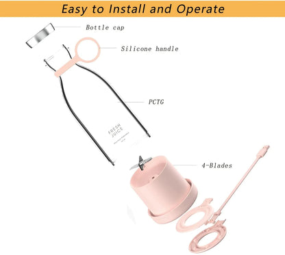 Portable Blender Orange Juicer Electric Fresh Juice Extractors Wireless Blender Bottle Smoothie Blender Citrus Squeezer Bullet