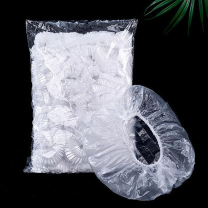 100Pcs Disposable Food Cover Food Grade Fruit Vegetable Storage Bag Elastic Plastic Bag Bowls Cups Kitchen Fresh Keeping Bag