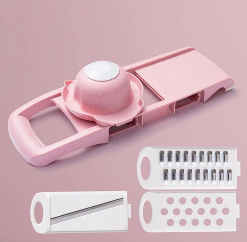 Manual Vegetable Cutter Slicer Kitchen Accessories Multifunctional round Mandoline Slicer Potato Cheese Kitchen Gadgets