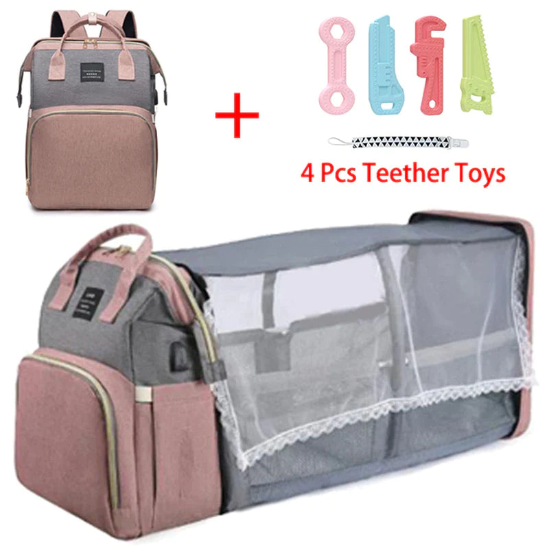 Baby Diaper Bag Nappy Stroller Bags for Baby Maternity Bag Backpacks Crib Newborn Mommy Bag Changing Table Baby Bags for Mom